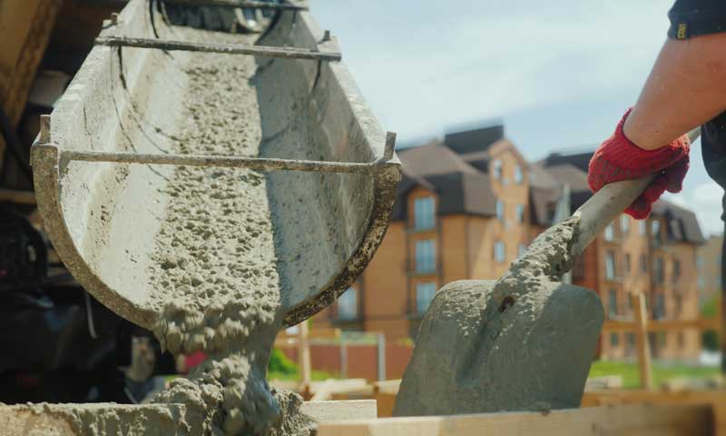 concrete pouring